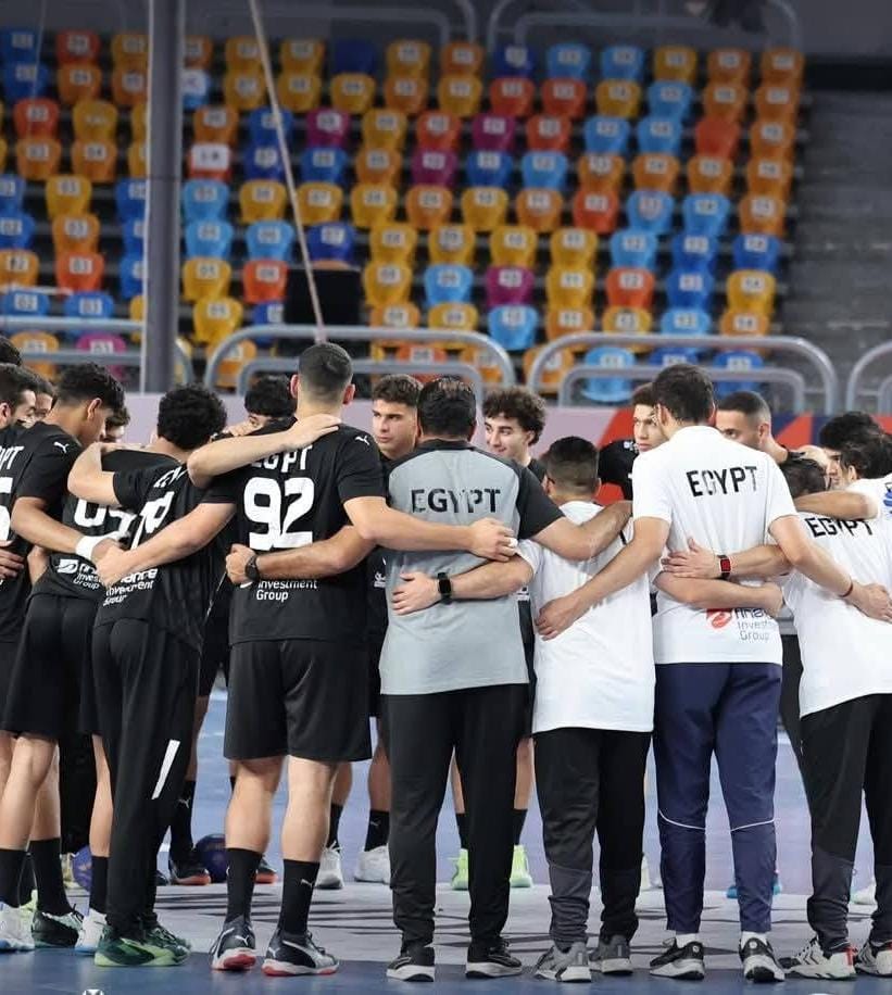 منتخب ناشئي كرة اليد أمام التشيك (12)