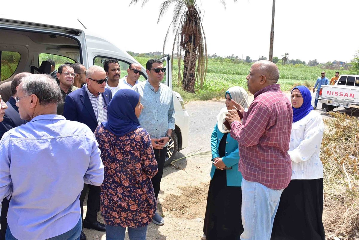 جولة تفقدية لمحافظ الأقصر بأرمنت