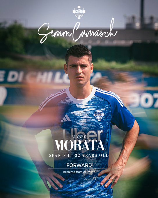 رسميًا.. نادي كومو الإيطالي يعلن ضمن موراتا