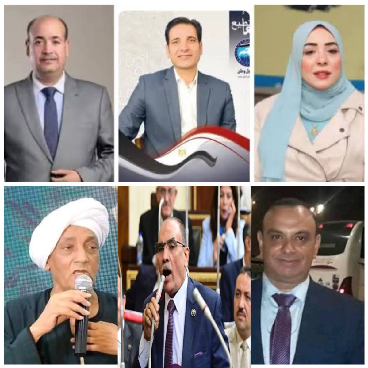 الفائزين في انتخابات مجلس الشيوخ بقنا