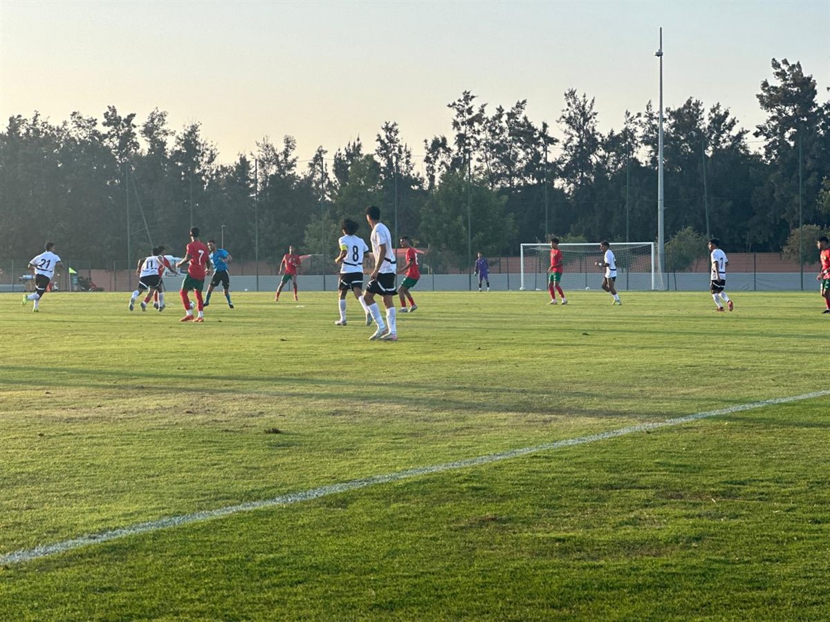 <strong>منتخب الشباب يتعادل وديا مع المغرب فى الرباط </strong>