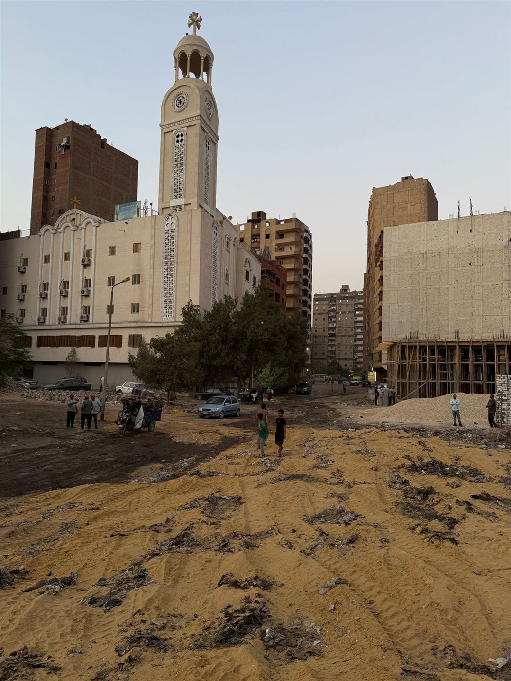 تراكم المخلفات بمنطقة الخصوص وشارع الريحانى بحي الهرم