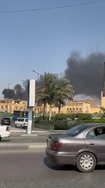 حريق محل زيوت بسوق الترجمان