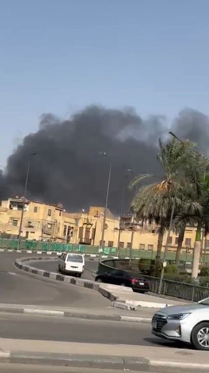 حريق مخزن بسوق الترجمان