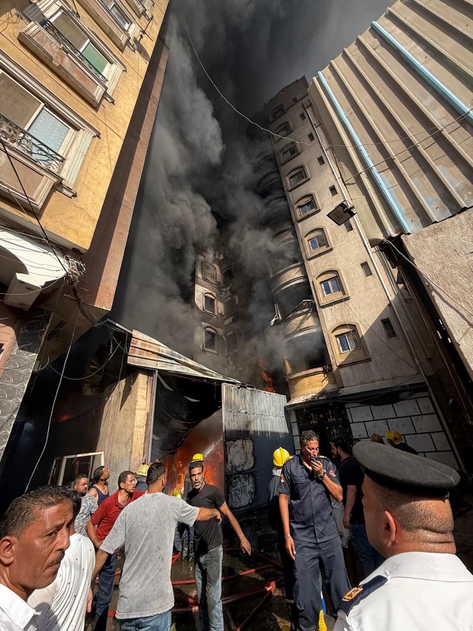 حريق بولاق أبو العلا