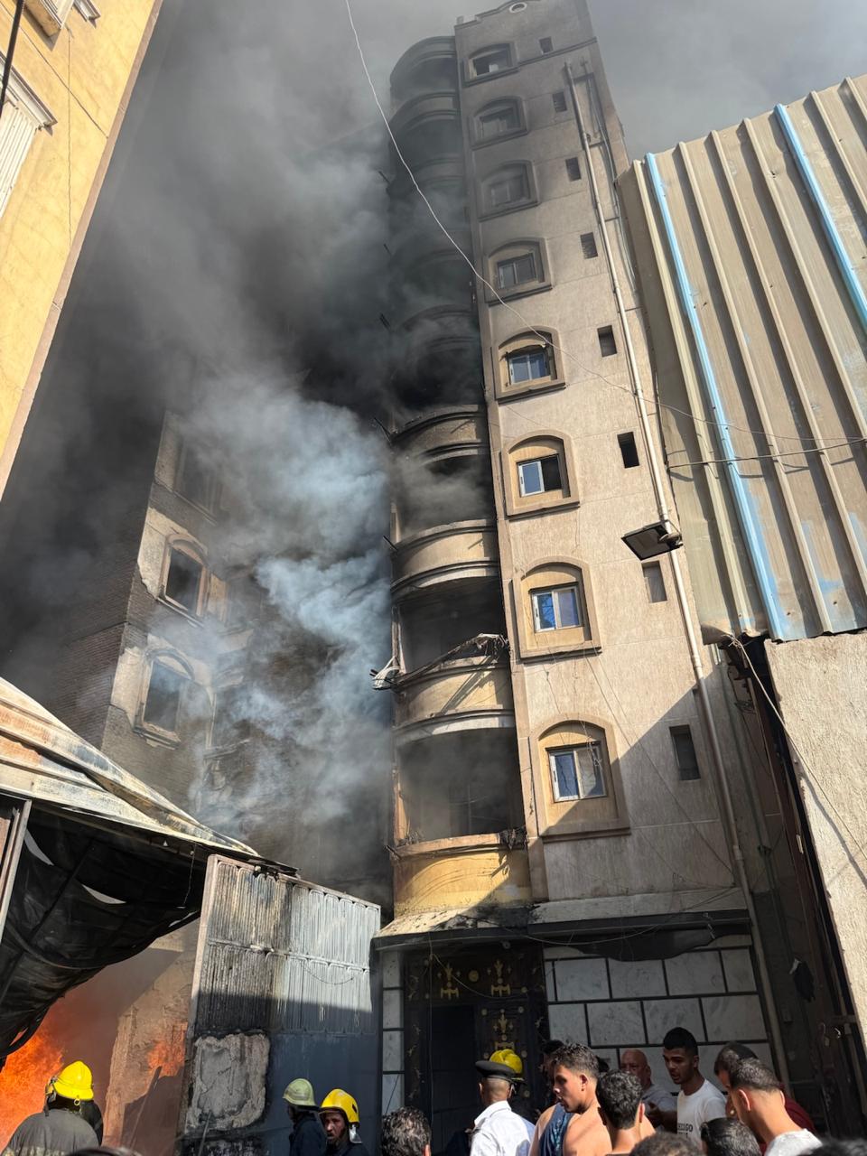 حريق بولاق أبو العلا