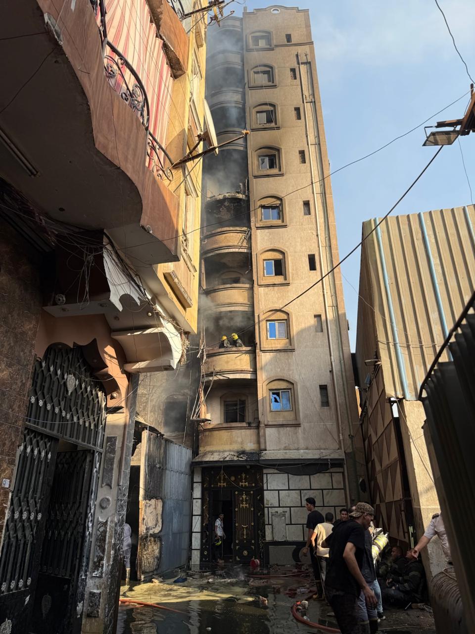 حريق بولاق أبو العلا