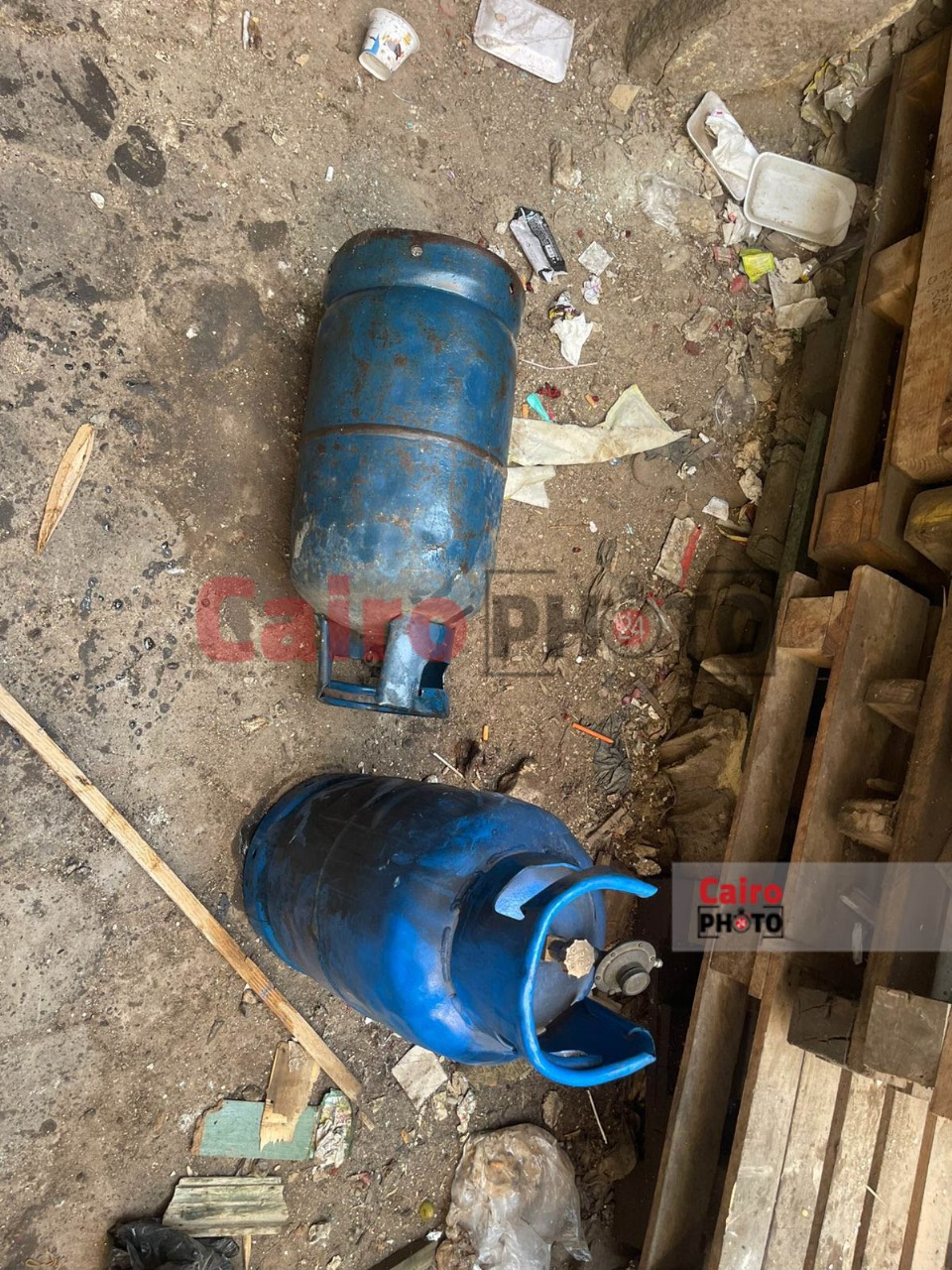 حريق مخزن محولات كهربائية ببولاق