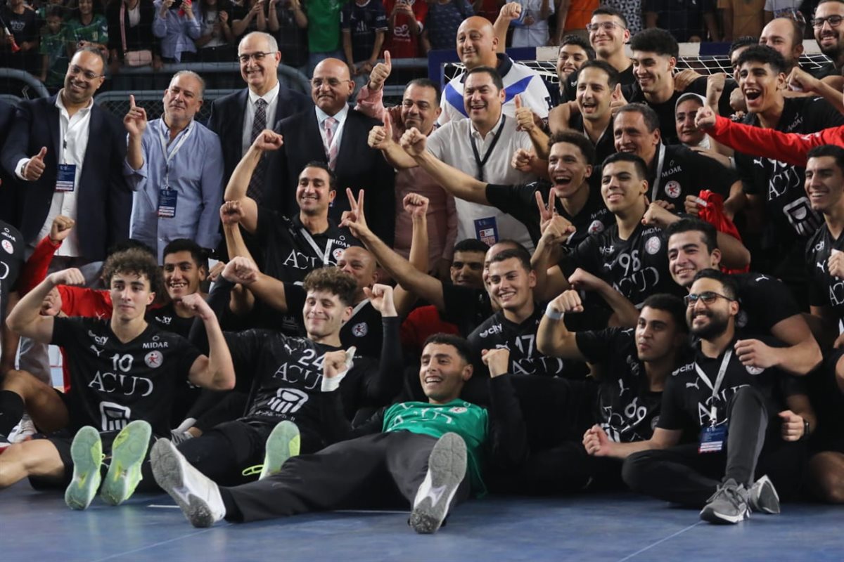 منتخب اليد بعد تحقيق المركز الخامس في مونديال الناشئن