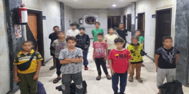 القبض علي 14 شخص في اتهامهم باستغلال أطفال في أعمال التسول بالقاهرة