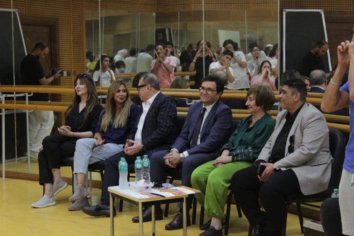 &nbsp;البروفات التحضيرية لافتتاح ملتقى أولادنا بدار الأوبرا