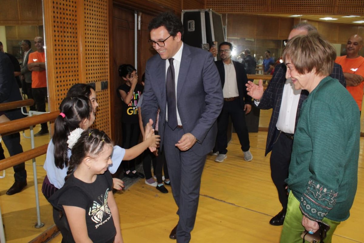 &nbsp;البروفات التحضيرية لافتتاح ملتقى أولادنا بدار الأوبرا