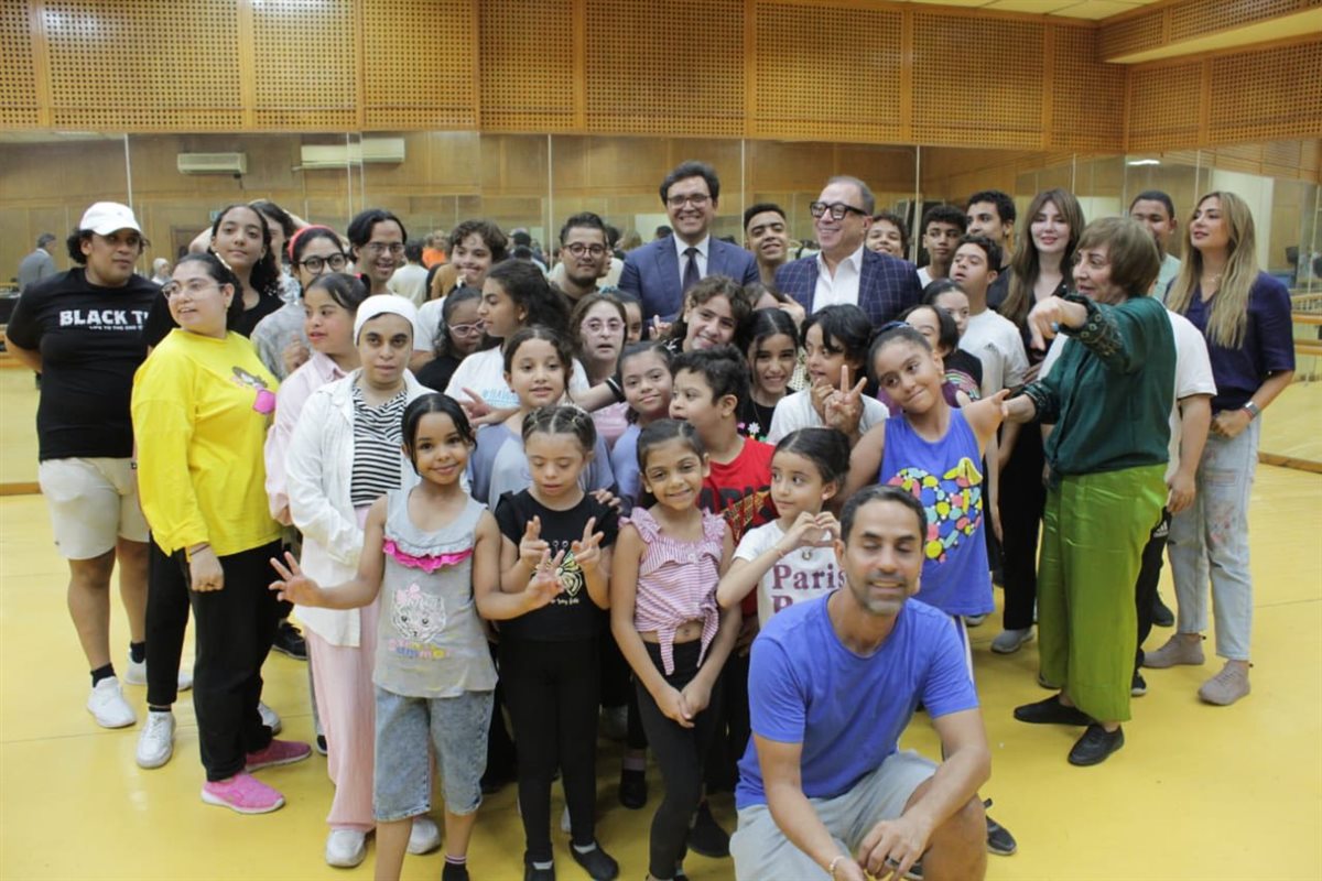 &nbsp;البروفات التحضيرية لافتتاح ملتقى أولادنا بدار الأوبرا