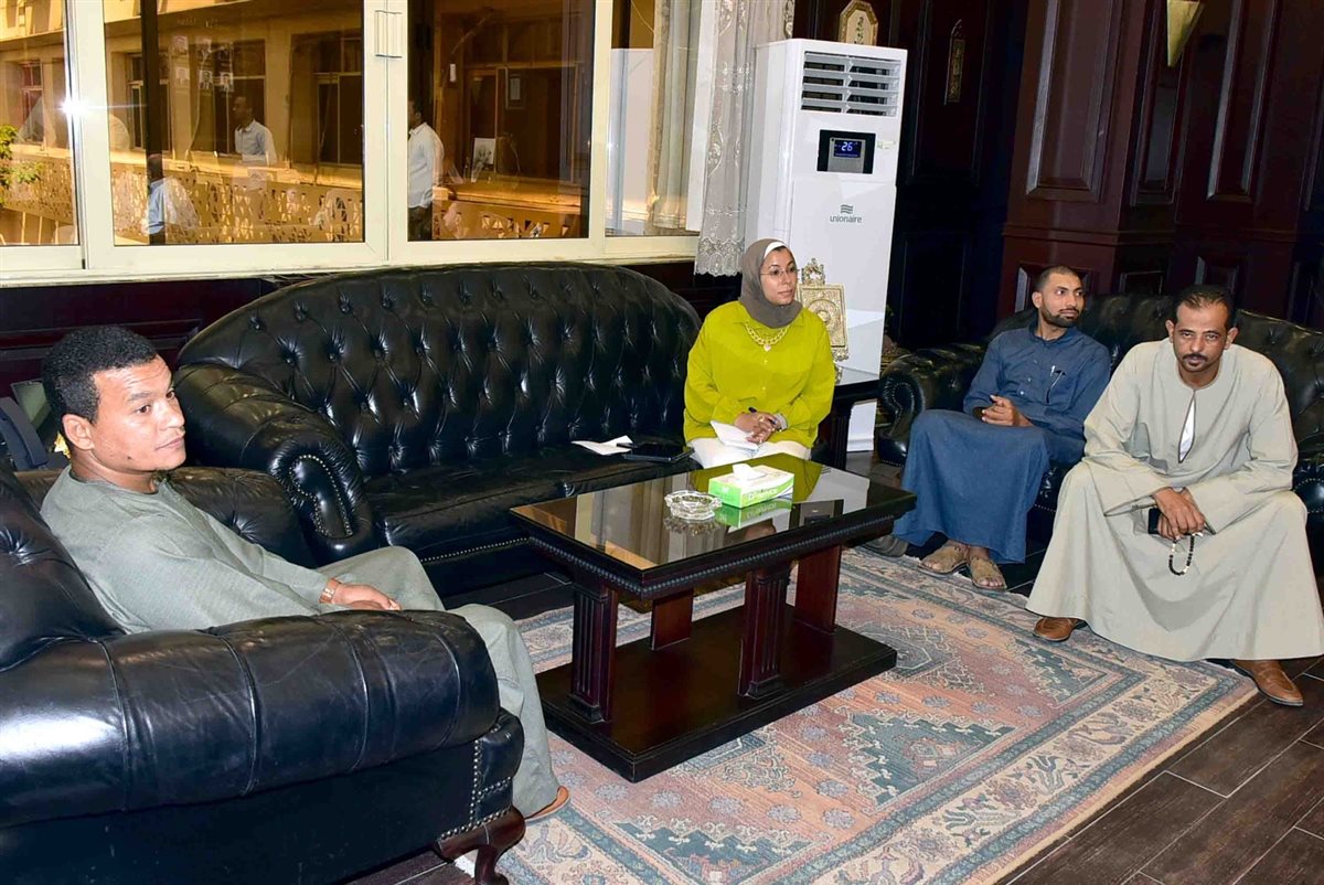 لقاء محافظ الأقصر وأهالي المدامود 