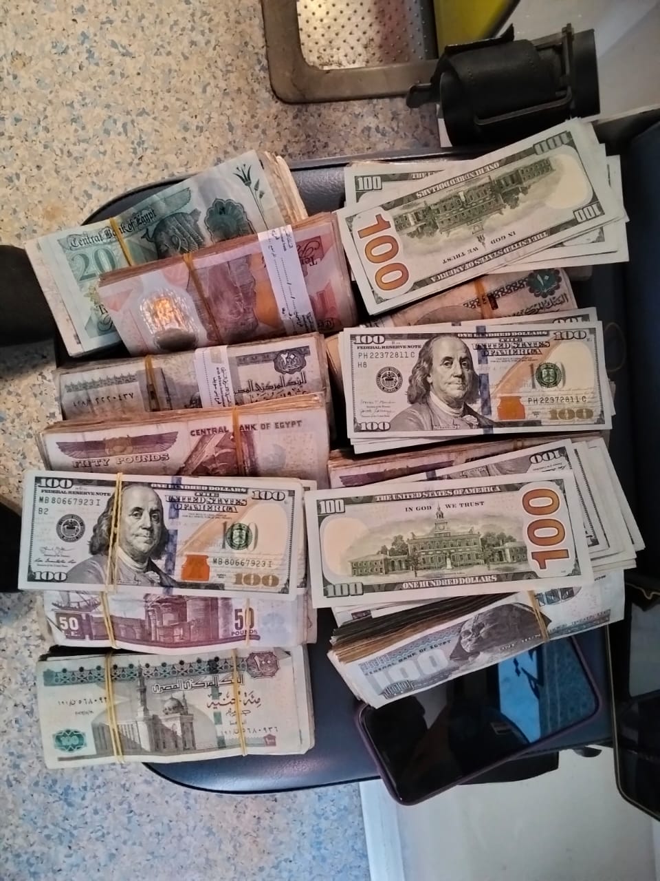 جانب من المبلغ