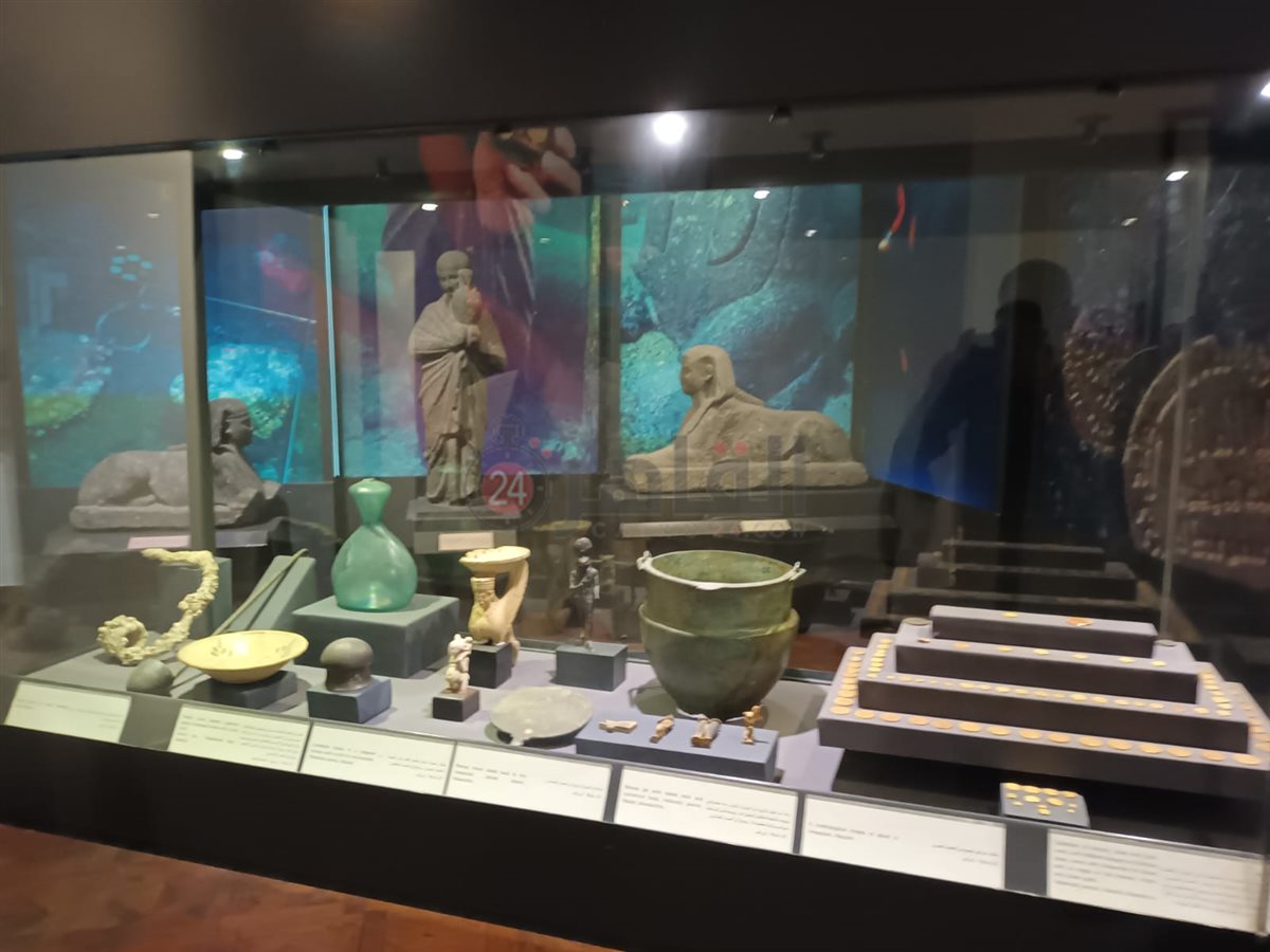 لصور الأولي لمعرض الآثار الغارقة بمتحف الإسكندرية القومي