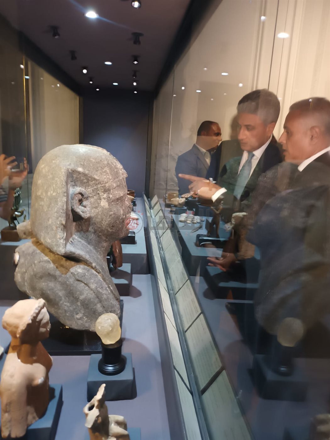 لصور الأولي لمعرض الآثار الغارقة بمتحف الإسكندرية القومي