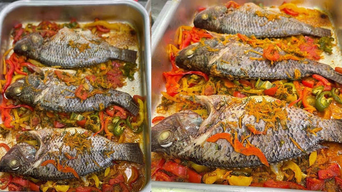 طريقة عمل سمك بلطي بالفرن