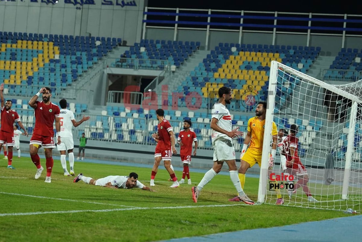 مباراة الزمالك ومودرن سبورت في الدوري الممتاز