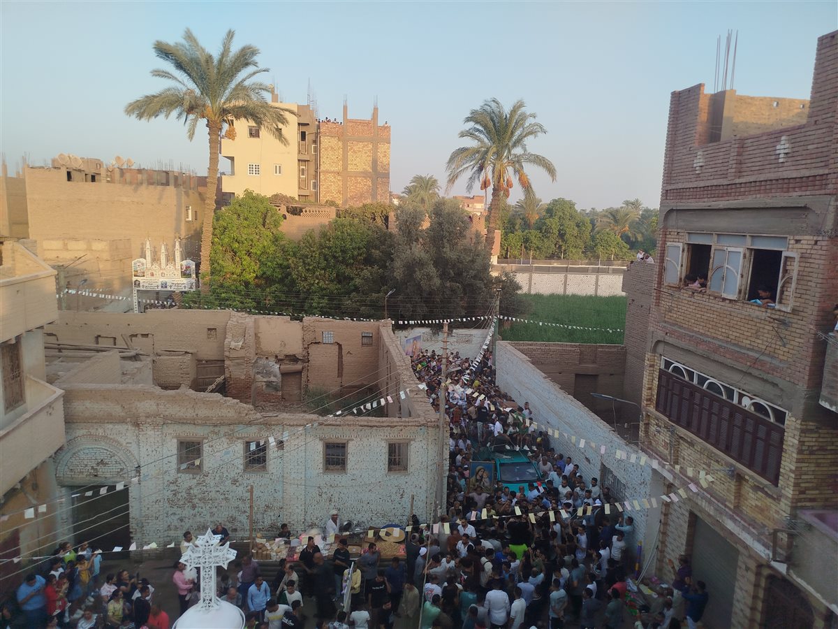 الاحتفال بمولد السيدة العذراء مريم في قرية السلامية