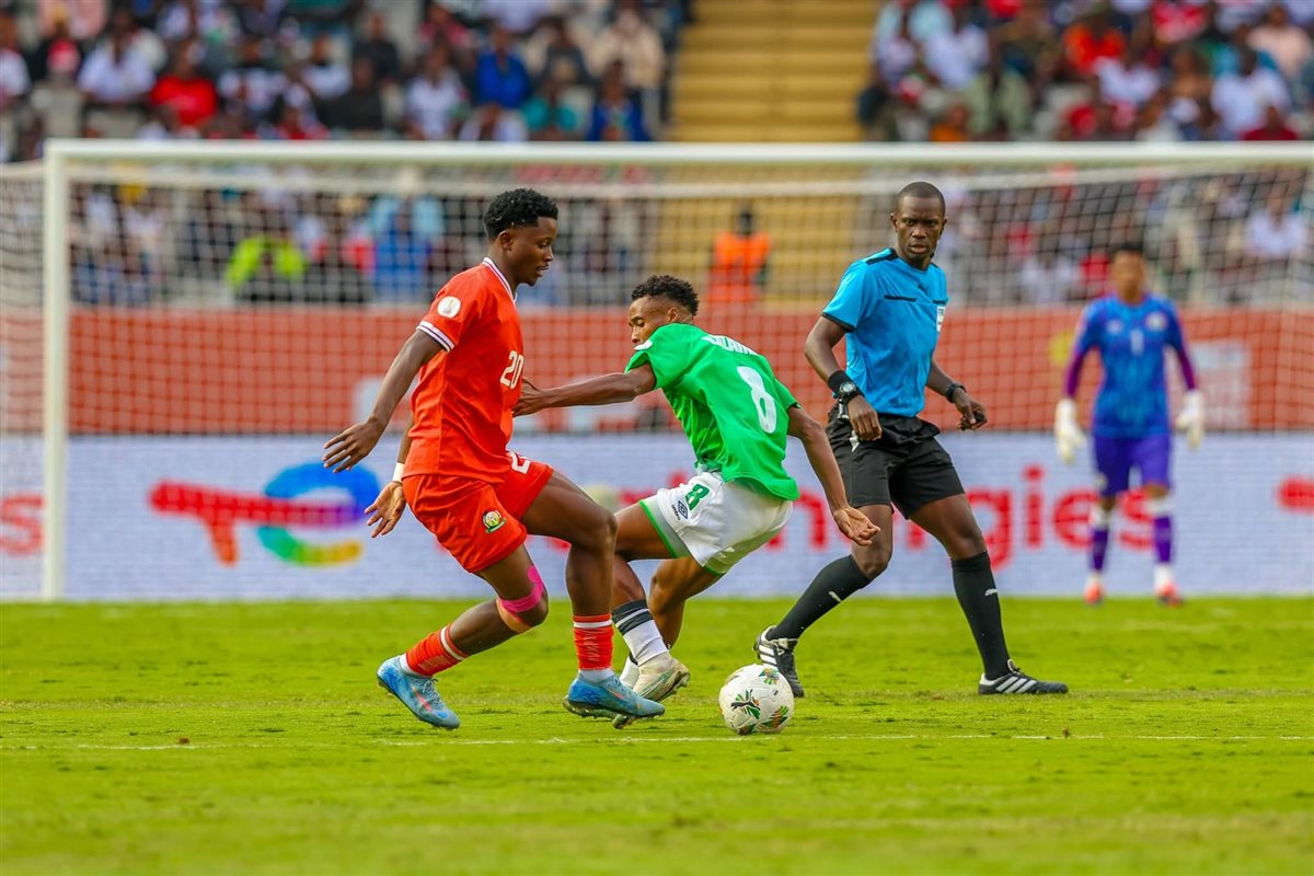 مباراة مدغشقر وكينيا في ربع نهائي أمم إفريقيا للمحليين