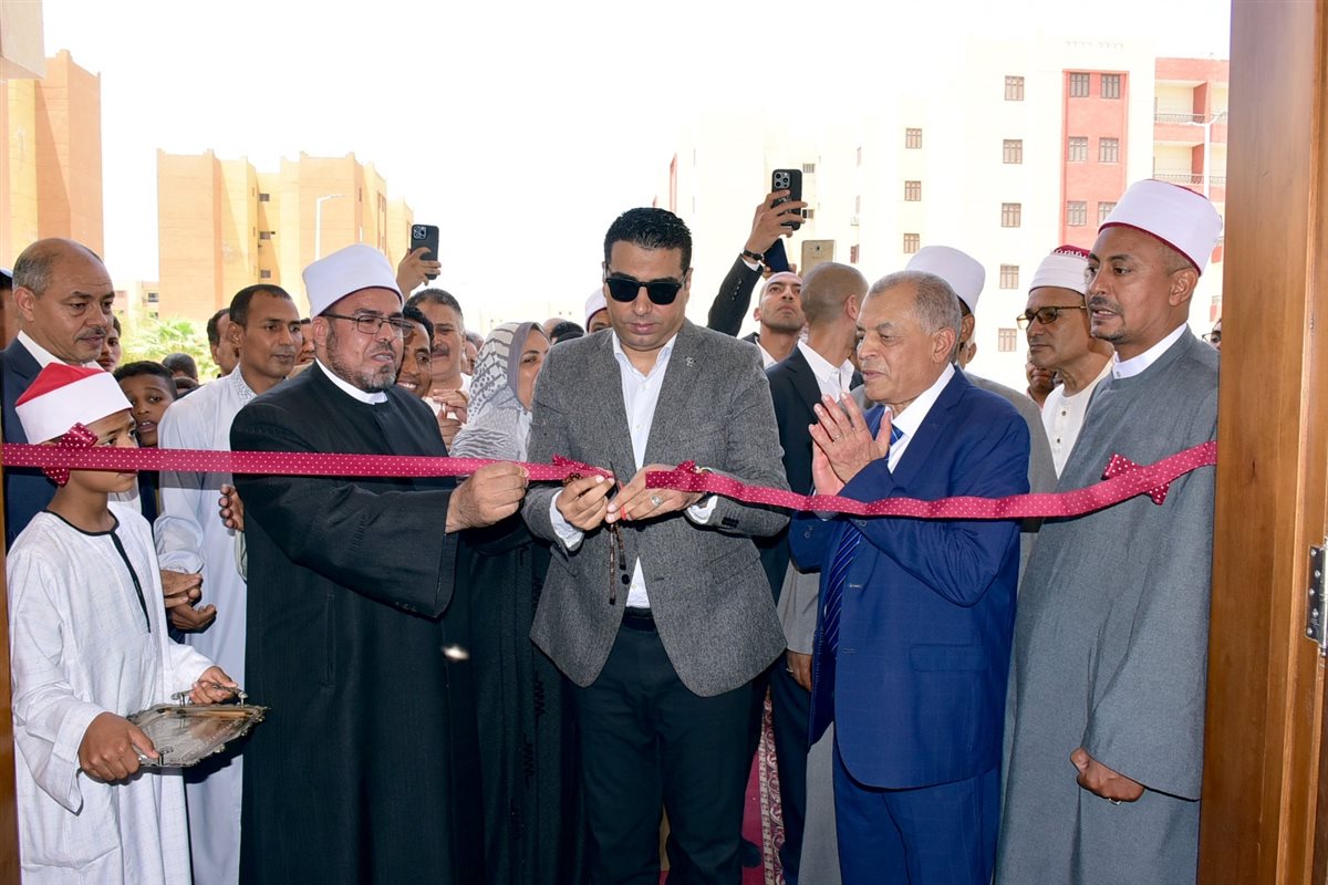نائب محافظ الأقصر يفتتح مسجد جديد بطيبة