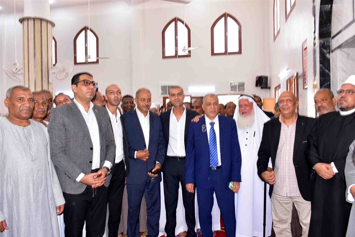 نائب محافظ الأقصر يفتتح مسجد جديد بطيبة