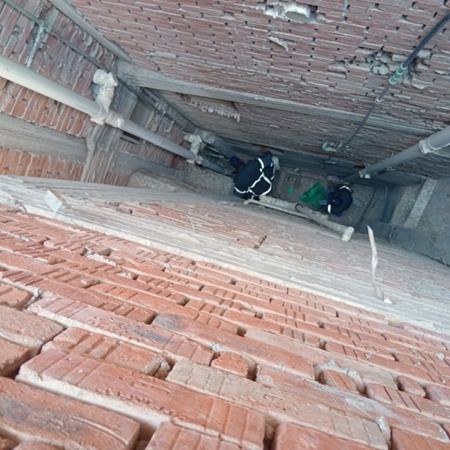 استخراج قطة وإنقاذها