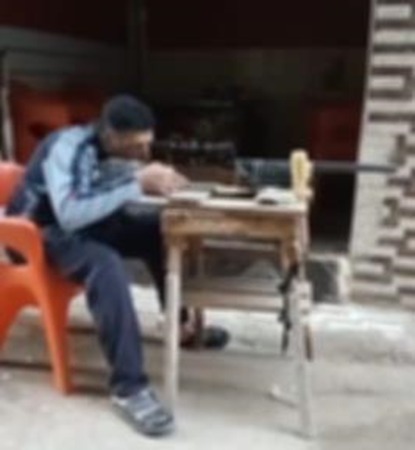 المتهم والمضبوطات 