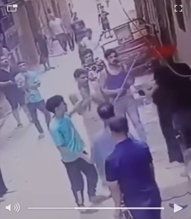 جانب من المشاجرة 