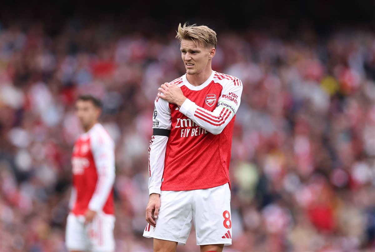 إصابة مارتن اوديجارد لاعب أرسنال 