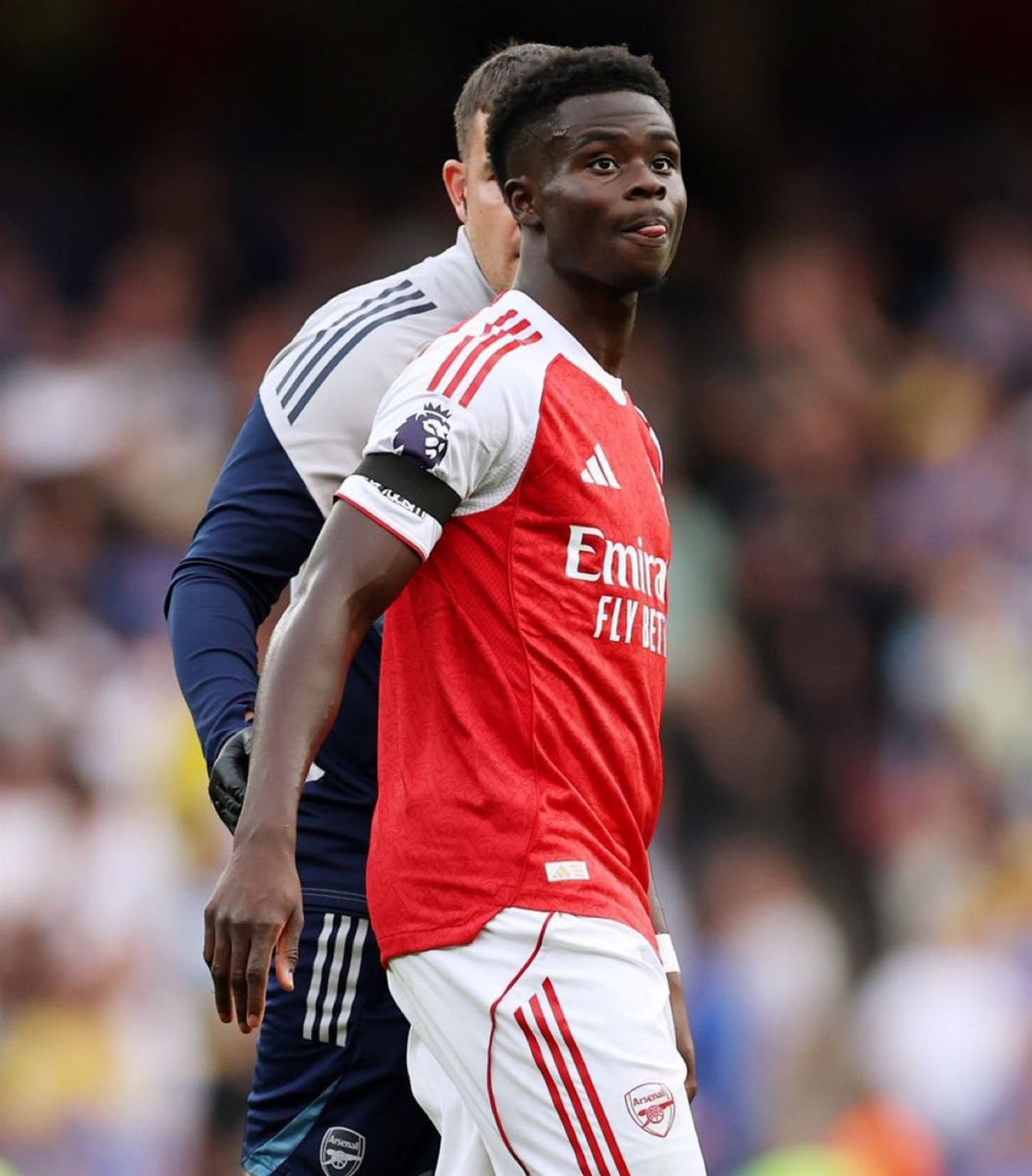 إصابة بوكايو ساكا لاعب فريق أرسنال