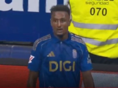 <strong>هيثم حسن في مباراة ريال أوفيدو وريال مدريد</strong>