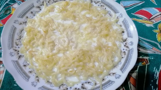 طريقة عمل المخروطة الجاهزة باللبن