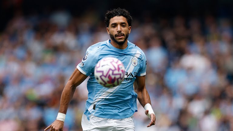 <strong>عمر مرموش من مباراة مانشستر سيتي وتوتنهام في الدوري الإنجليزي الممتاز</strong>