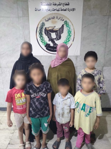 المتهمين في أعمال التسول