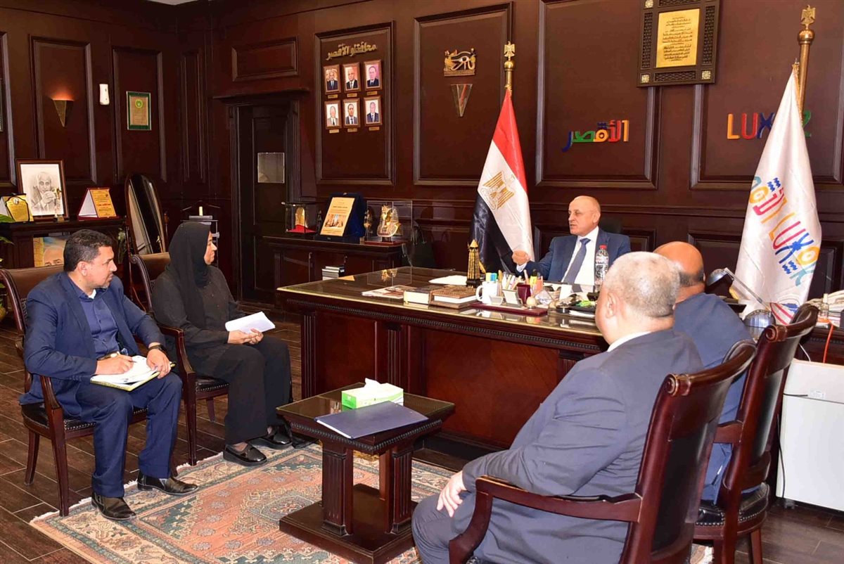 محافظ الأقصر واهالي المدامود