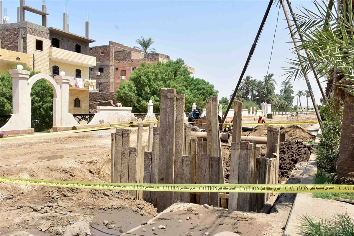 محافظ الأقصر وجولة تفقدية بالبر الغربي 