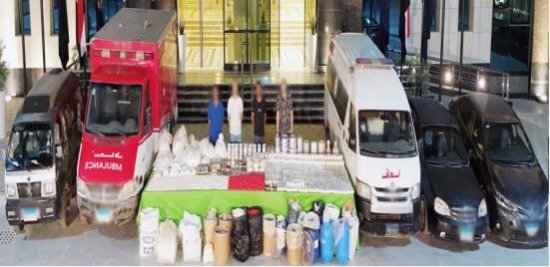 تشكيل عصابي استخدم سيارات الإسعاف لنقل المخدرات في القليوبية (3)