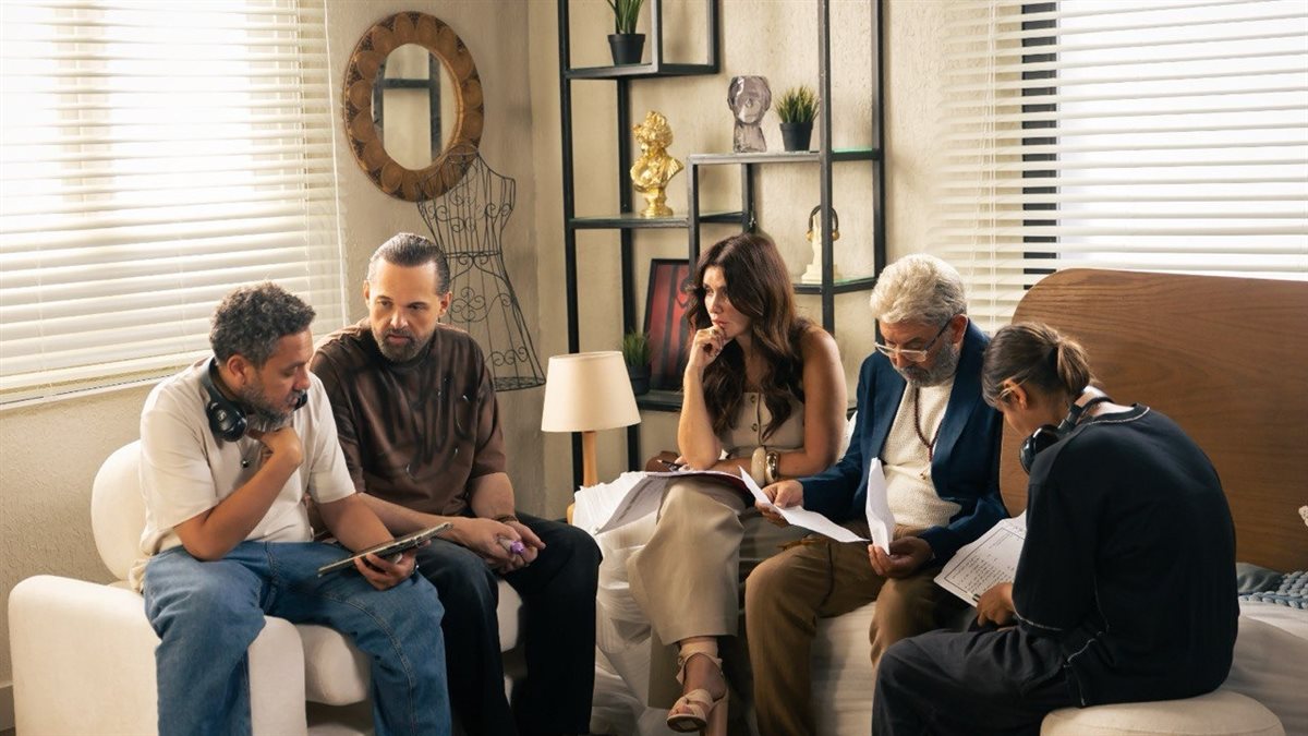 الصور الأولى من كواليس مسلسل وتر حساس 2 بطولة غادة عادل ومحمد علاء