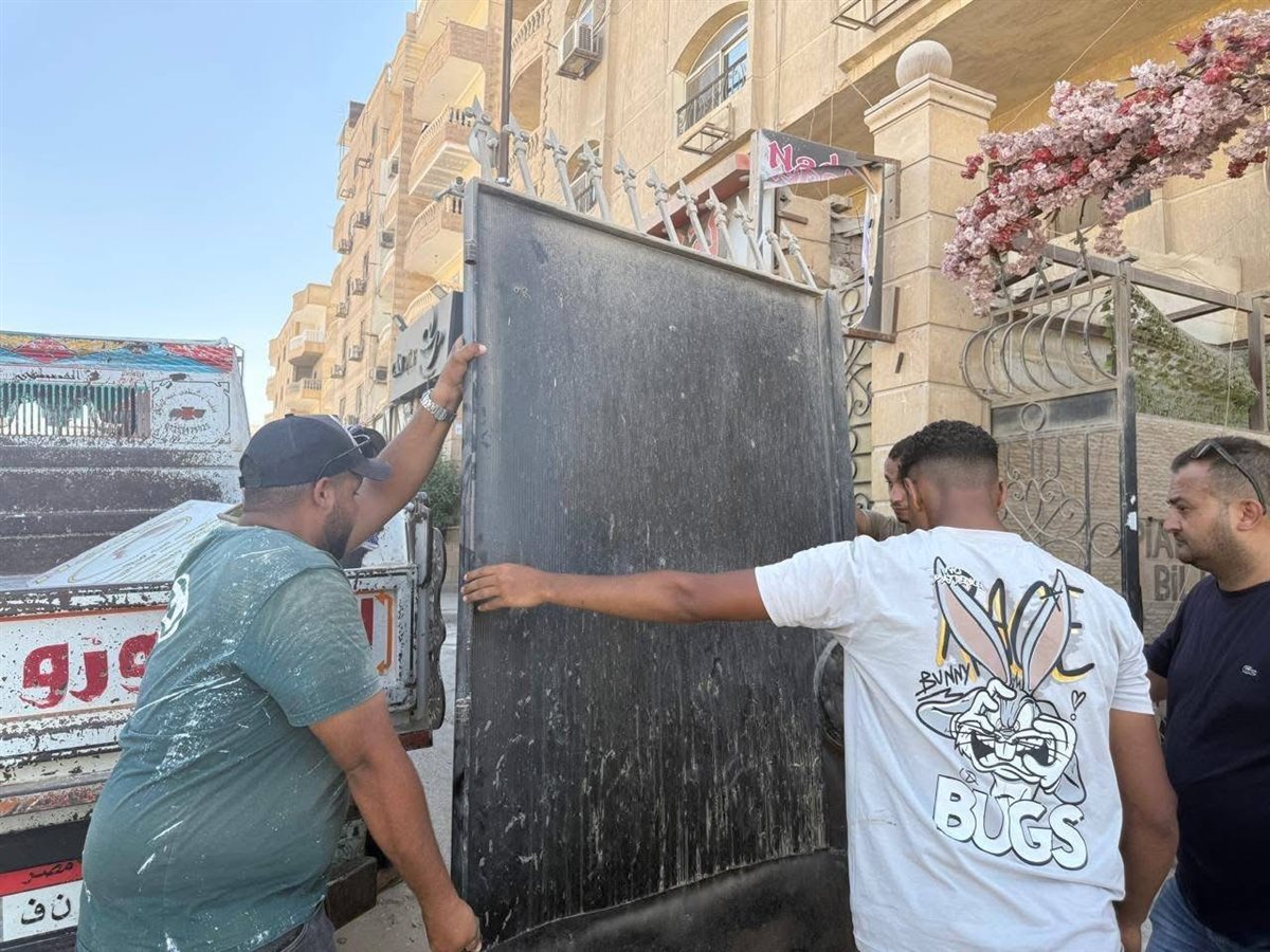 رفع 700 حالة إشغال ومخالفة بهضبة الأهرام