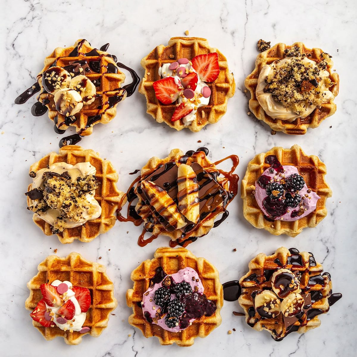 طريقة وافل سهل ولذيذ