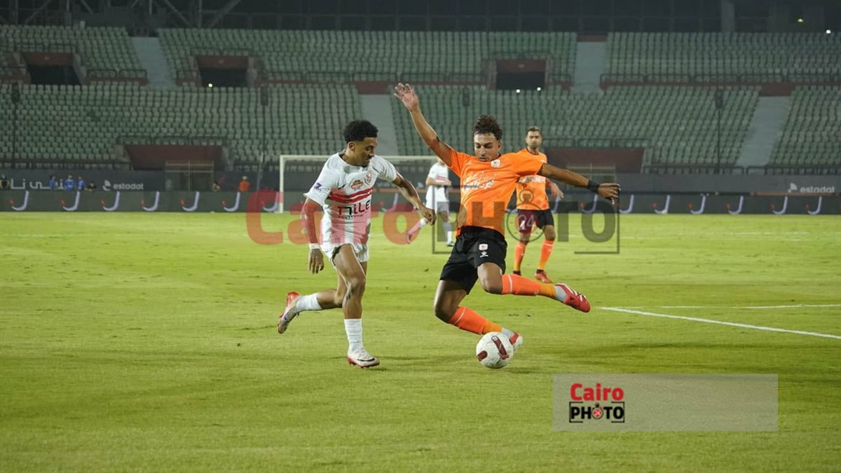 <strong>صورة من مباراة الزمالك وفاركو </strong>