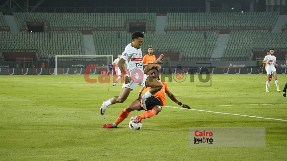 <strong>صورة من مباراة الزمالك وفاركو </strong>