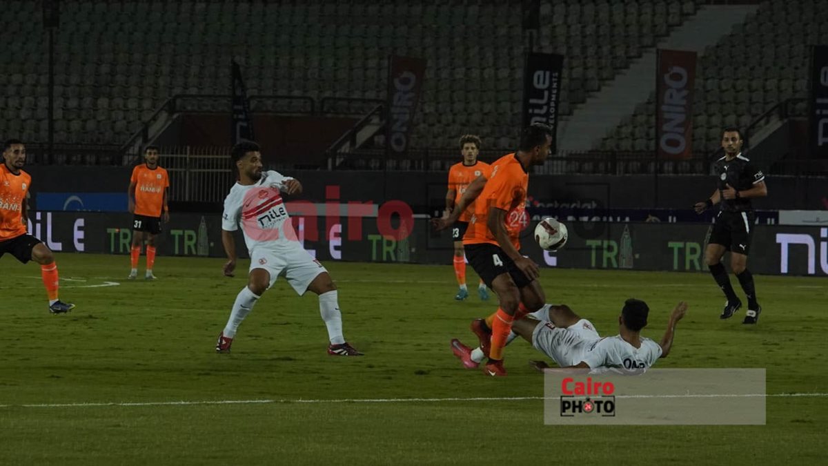 <strong>صورة من مباراة الزمالك وفاركو </strong>