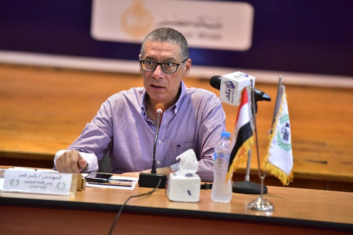 ياسر قمر رئيس اتحاد الطائرة