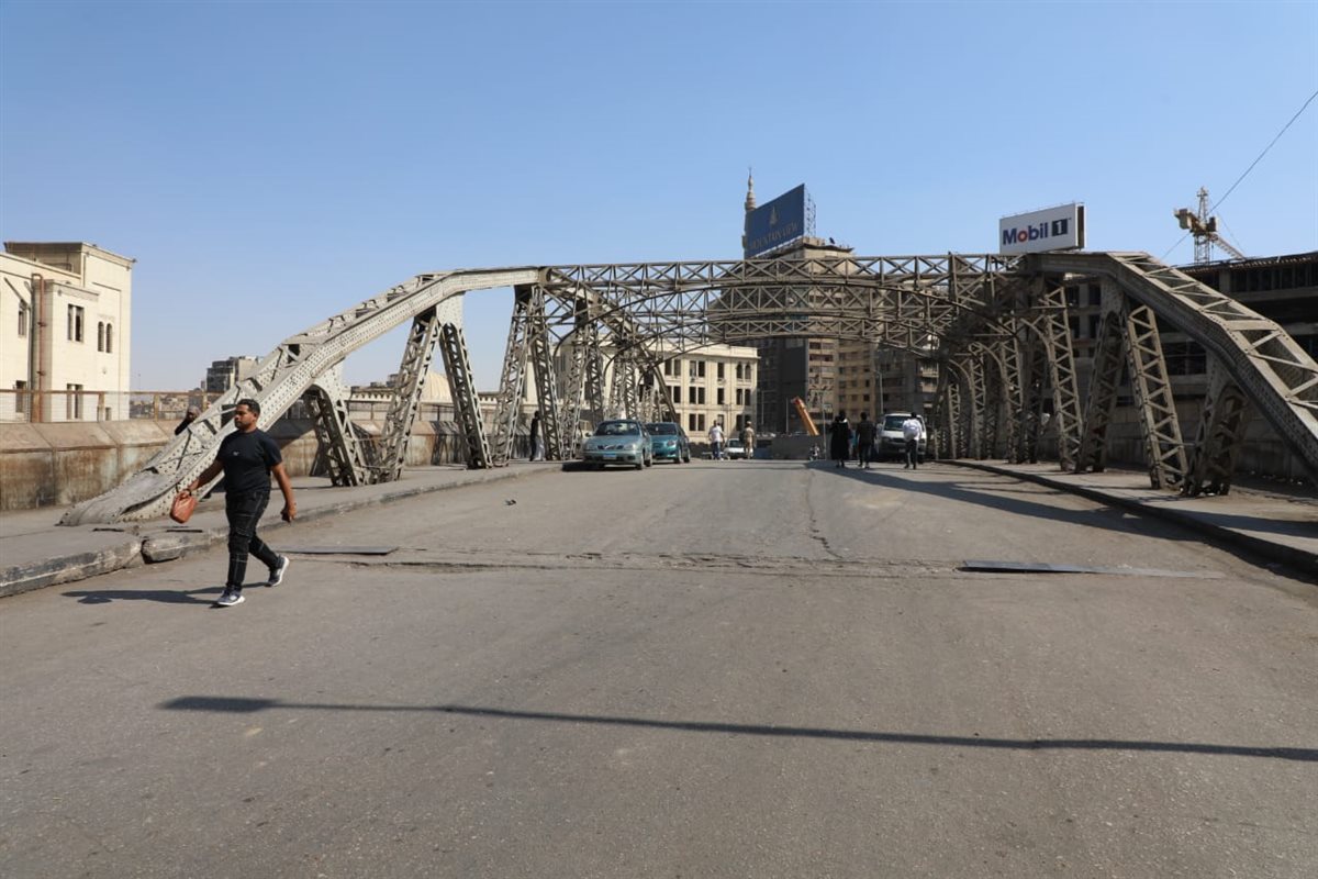 محافظ القاهرة البدء فى ترميم كوبري أبو ليمون