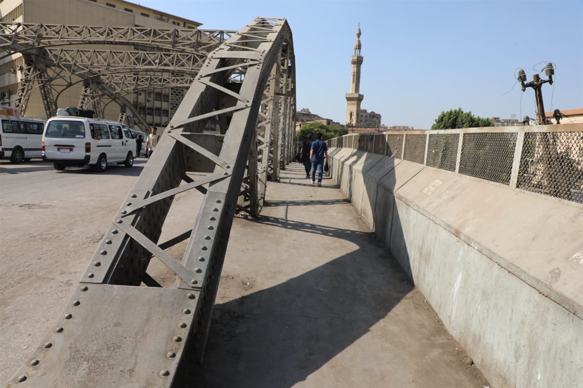 محافظ القاهرة البدء فى ترميم كوبري أبو ليمون