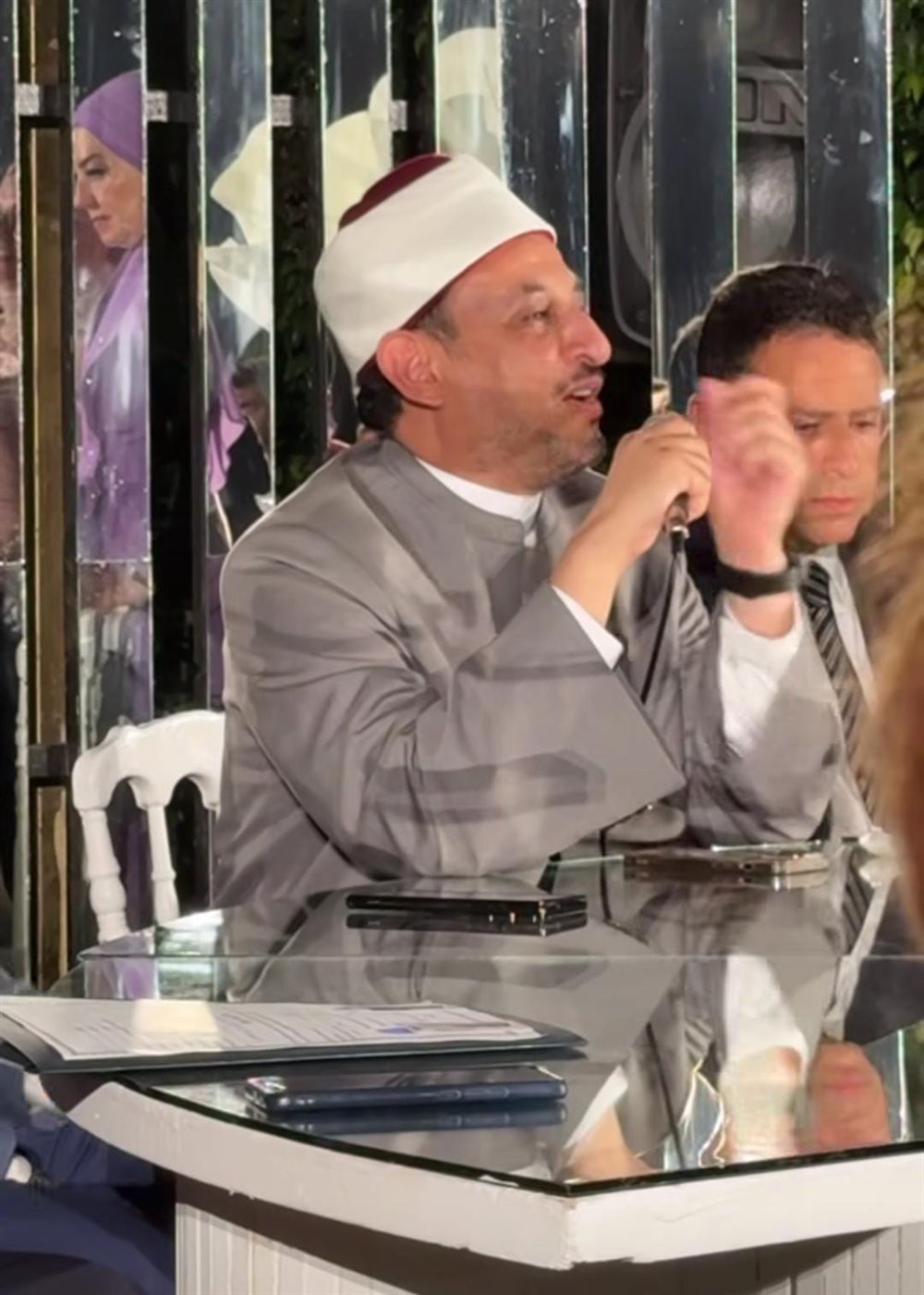 هبة قطب تحتفل بعقد قران ابنتها دينا هشام بحضور الشيخ خالد الجندي ورمضان عبد المعز