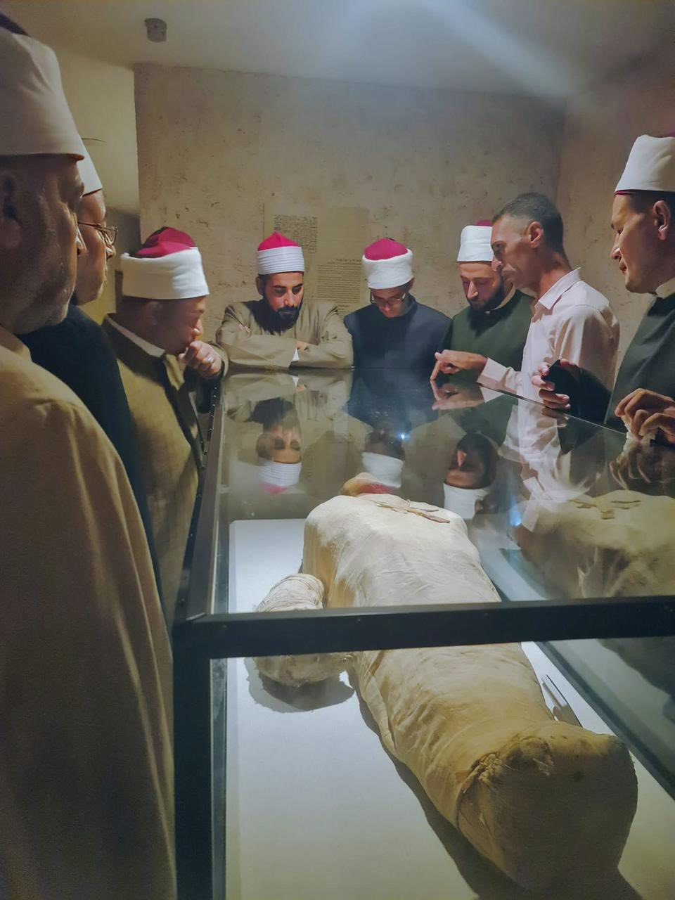 وفد من وزارة الأوقاف يزور متحف آثار شرم الشيخ